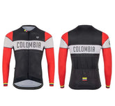 Jersey Ciclismo M/L Hombre GW Colombia Negro Rojo